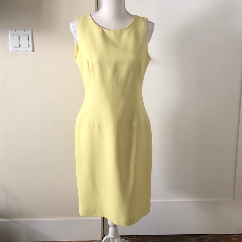Vibrant Yellow Midi Dress